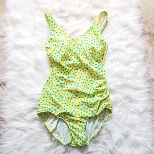 Sea Waves Vintage One Piece Swimsuit